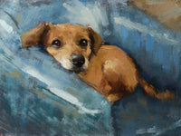 Biscotti, 7x5" Oil on canvas board