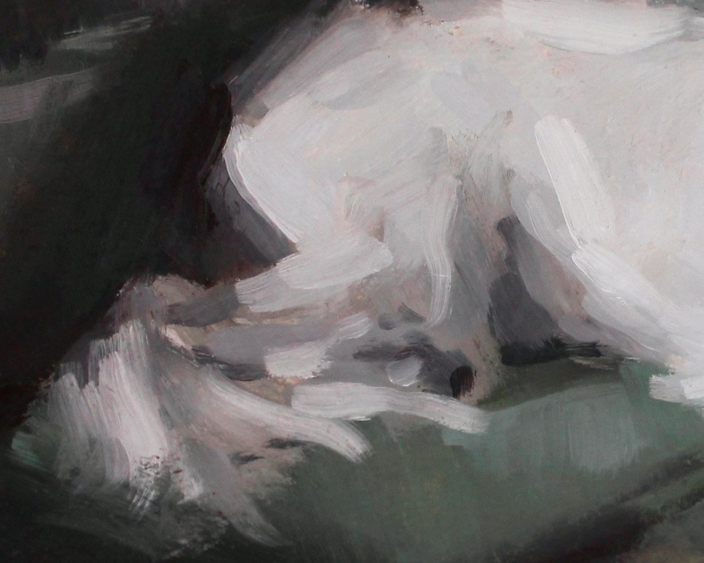 Spaniel dog Art Print 'Arms of Teal'