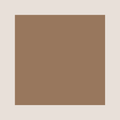 Solid brown square on a beige background