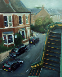 Watching The Day Pass, 16x20" Oil on panel